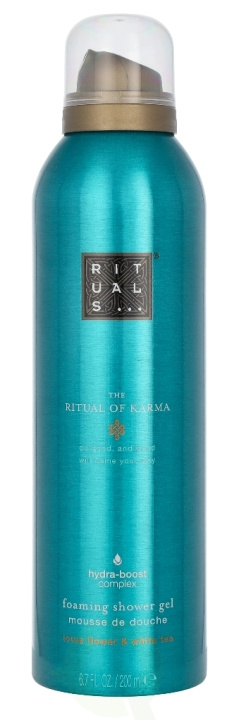 Rituals Karma Shower Foam Full Of Kindness 200 ml Holy Lotus & Organic White Tea in the group BEAUTY & HEALTH / Skin care / Body health / Bath & Shower gels at TP E-commerce Nordic AB (C47469)