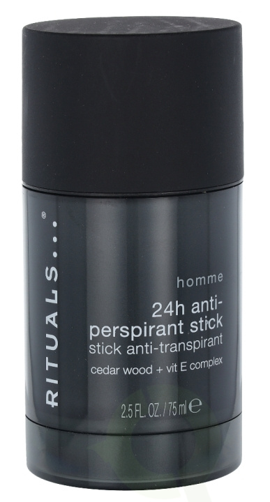 Rituals Homme 24H Anti-Perspirant Stick 75 ml Cedar Wood + Vit E Complex in the group BEAUTY & HEALTH / Fragrance & Perfume / Deodorants / Deodorant for women at TP E-commerce Nordic AB (C47596)