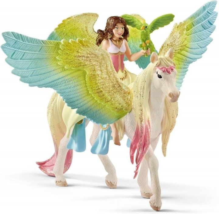 Schleich Bayala 70566 Surah med glitterpegas in the group TOYS, KIDS & BABY PRODUCTS / Toys / Figures & Miniatures at TP E-commerce Nordic AB (C47822)