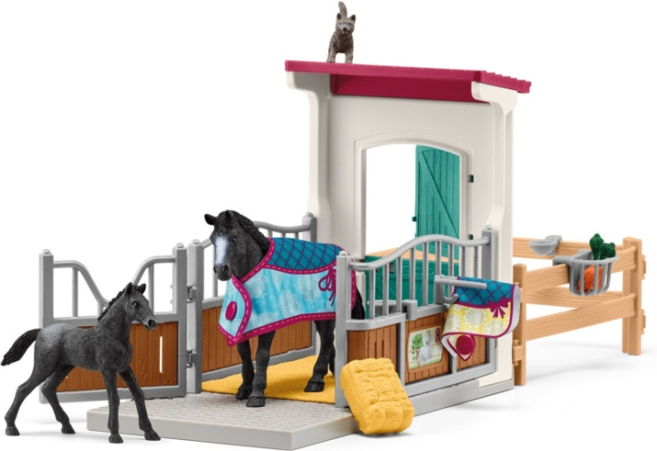 Schleich Horse Club 42611 Box with Mare and Foal in the group TOYS, KIDS & BABY PRODUCTS / Toys / Figures, Miniatures & accessories at TP E-commerce Nordic AB (C47867)