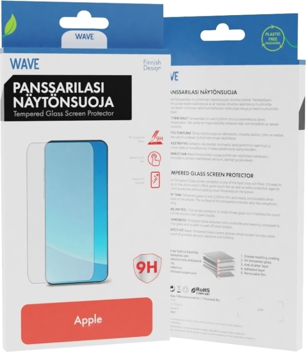 Wave pansarglas, iPhone 15 Plus in the group SMARTPHONE & TABLETS / Phone cases / Apple / iPhone 15 at TP E-commerce Nordic AB (C48047)