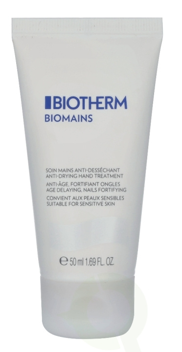 Biotherm Biomains Age Delaying Hand & Nail Treatment 50 ml in the group BEAUTY & HEALTH / Manicure / Pedicure / Hand Creams at TP E-commerce Nordic AB (C48379)