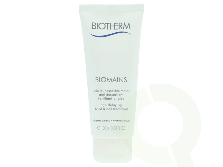 Biotherm Biomains Age Delaying Hand & Nail Treatment 100 ml Water Resistant, Age Delaying, For Sensitive Skin in the group BEAUTY & HEALTH / Manicure / Pedicure / Hand Creams at TP E-commerce Nordic AB (C48380)