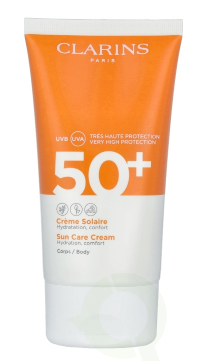 Clarins Sun Care Cream Body SPF50+ 150 ml Hydration Comfort - All Skin Types in the group BEAUTY & HEALTH / Skin care / Tanning / Sunscreen at TP E-commerce Nordic AB (C48893)