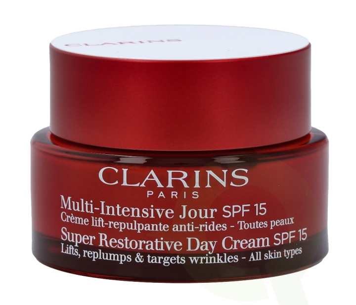 Clarins Super Restorative Day Cream SPF15 50 ml All Skin Types in the group BEAUTY & HEALTH / Skin care / Face / Face creams at TP E-commerce Nordic AB (C48981)