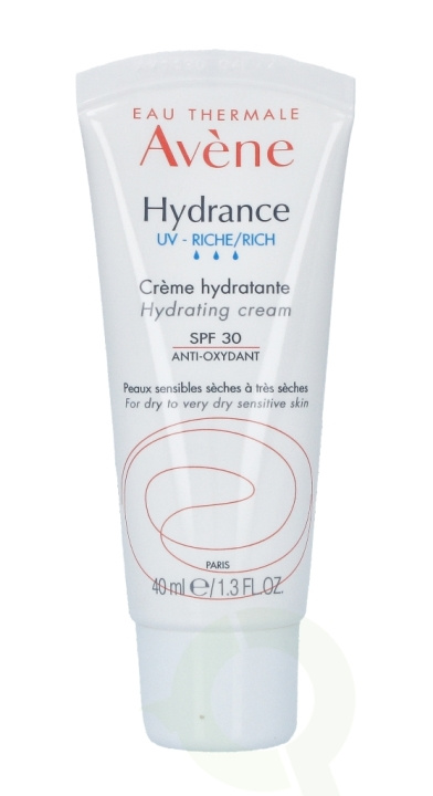 Avene Hydrance Optimale Rich Hydrating Perf SPF30 40 ml in the group BEAUTY & HEALTH / Skin care / Face / Day cream at TP E-commerce Nordic AB (C49260)