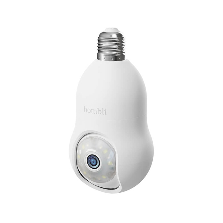 Hombli Smart Bulb Camera White in the group HOME, HOUSEHOLD & GARDEN / Alarm & Security / Security cameras / Digital (Network) / Indoor cameras at TP E-commerce Nordic AB (C49410)