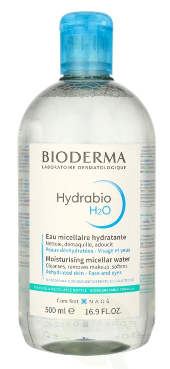 Bioderma Hydrabio H2O 500 ml in the group BEAUTY & HEALTH / Skin care / Face / Cleaning at TP E-commerce Nordic AB (C49578)