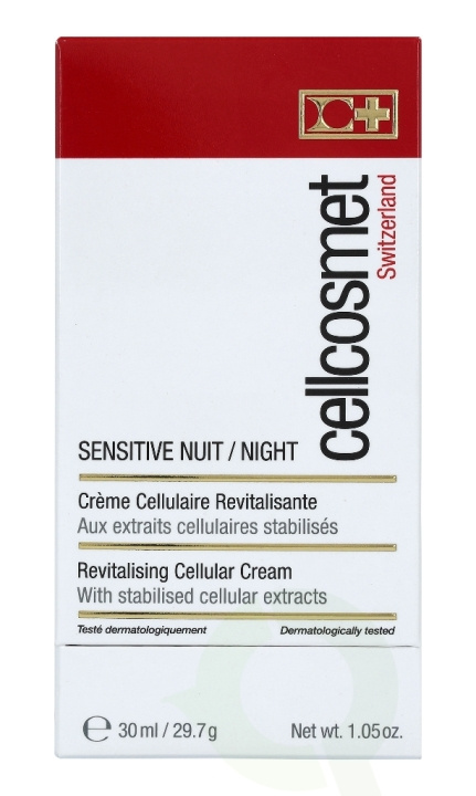 Cellcosmet Sensitive Night Cream 30 ml in the group BEAUTY & HEALTH / Skin care / Face / Face creams at TP E-commerce Nordic AB (C49762)