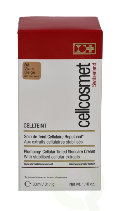 Cellcosmet Cellteint 30 ml #03 Warm Beige in the group BEAUTY & HEALTH / Skin care / Face / Masks at TP E-commerce Nordic AB (C49769)