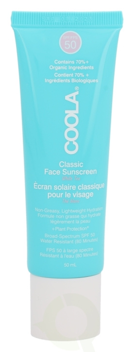 Coola Classic Sunscreen Face Moisturizer SPF50 50 ml White Tea in the group BEAUTY & HEALTH / Skin care / Tanning / Sunscreen at TP E-commerce Nordic AB (C49995)