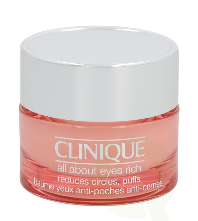 Clinique All About Eyes Rich 15 ml All Skin Types in the group BEAUTY & HEALTH / Skin care / Face / Eyes at TP E-commerce Nordic AB (C50126)