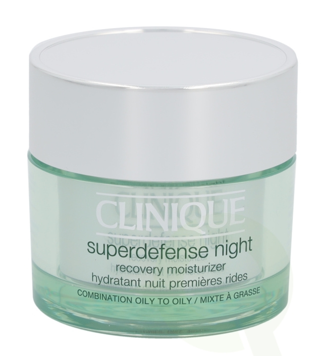 Clinique Superdefense Night Recovery Moisturizer 50 ml Combination Oily To Oily 3,4 in the group BEAUTY & HEALTH / Skin care / Face / Face creams at TP E-commerce Nordic AB (C50240)