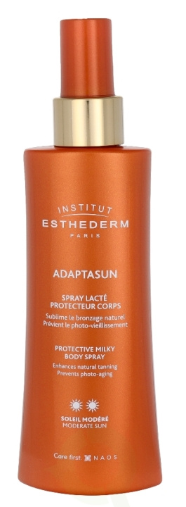 Esthederm Adaptasun Protective Milky Body Spray - Moderate 150 ml in the group BEAUTY & HEALTH / Skin care / Tanning / Sunscreen at TP E-commerce Nordic AB (C50911)