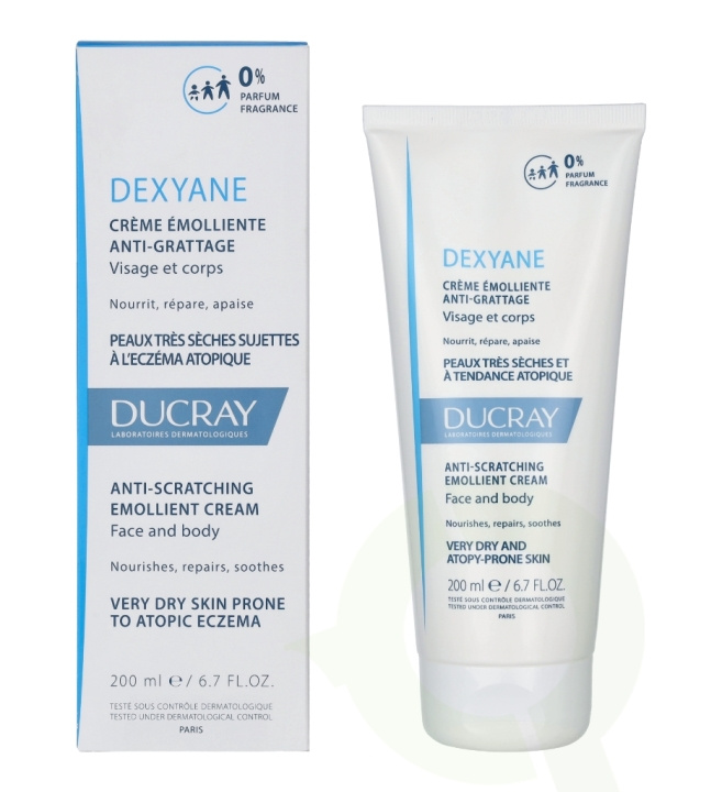 Ducray Dexyane Anti-Scratching Emolient Cream 200 ml in the group BEAUTY & HEALTH / Skin care / Body health / Body lotion at TP E-commerce Nordic AB (C51348)