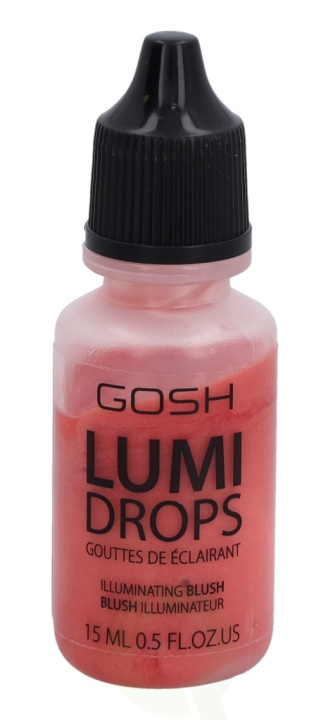 Gosh Lumi Drops Illuminating Highlighter 15 ml 010 Coral Blush in the group BEAUTY & HEALTH / Makeup / Facial makeup / Contour/Highlight at TP E-commerce Nordic AB (C51692)