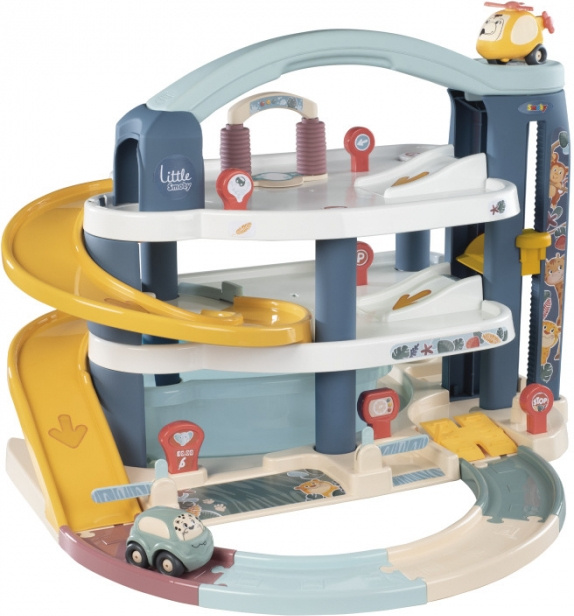 Smoby SAS Little Smoby Iso -parkkihalli in the group TOYS, KIDS & BABY PRODUCTS / Toys / Racing tracks at TP E-commerce Nordic AB (C52053)