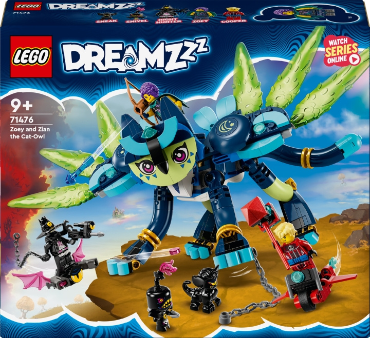 LEGO DREAMZzz 71476 - Zoey and Zian the Cat-Owl in the group TOYS, KIDS & BABY PRODUCTS / Toys / Building toys / Lego at TP E-commerce Nordic AB (C52140)