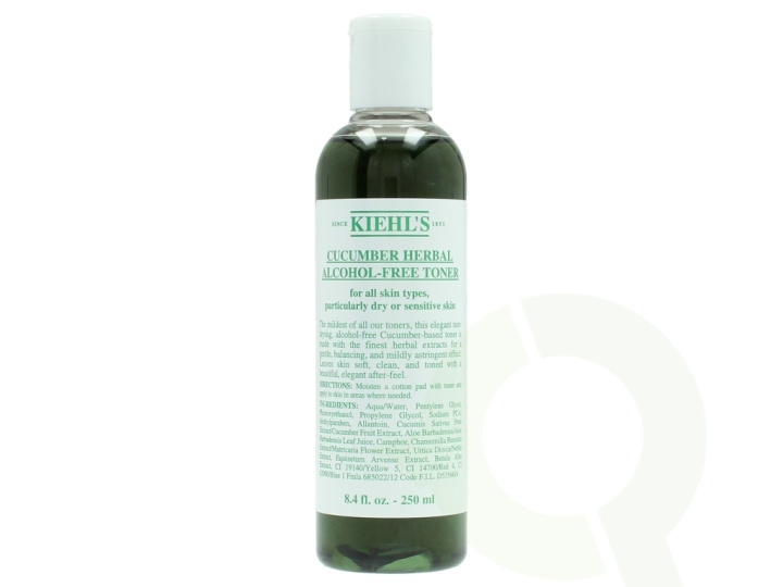 Kiehls Kiehl\'s Cucumber Herbal Alcohol Free Toner 250 ml For All Skin Types in the group BEAUTY & HEALTH / Skin care / Face / Face Water & Facemist at TP E-commerce Nordic AB (C52463)