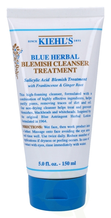 Kiehls Kiehl\'s Blue Herbal Gel Cleanser 150 ml in the group BEAUTY & HEALTH / Skin care / Face / Cleaning at TP E-commerce Nordic AB (C52475)