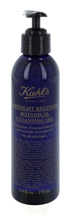 Kiehls Kiehl\'s Midnight Recovery Botanical Cleansing Oil 175 ml For All Skin Types in the group BEAUTY & HEALTH / Skin care / Face / Cleaning at TP E-commerce Nordic AB (C52488)