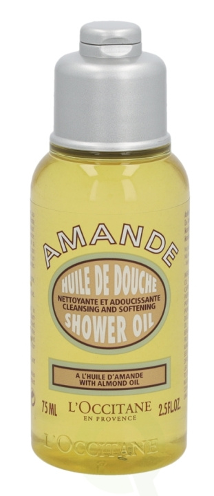 L\'Occitane Almond Shower Oil 75 ml Cleansing And Softening in the group BEAUTY & HEALTH / Skin care / Body health / Bath & Shower gels at TP E-commerce Nordic AB (C52554)