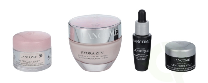 Lancome Hydra Zen Anti-Stress Moisturizing Cream Set 80 ml Cream 50ml/Night Cream 15ml/Eye Cream 5ml/Serum 10ml in the group BEAUTY & HEALTH / Gift sets / Gift sets for her at TP E-commerce Nordic AB (C52996)