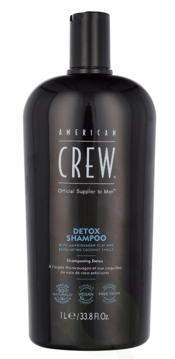 American Crew Detox Shampoo 1000 ml in the group BEAUTY & HEALTH / Hair & Styling / Hair care / Schampoo at TP E-commerce Nordic AB (C53192)