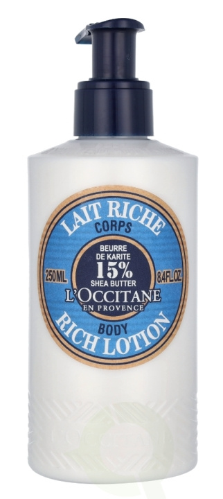 L\'Occitane Shea Butter Rich Body Lotion 250 ml in the group BEAUTY & HEALTH / Skin care / Body health / Body lotion at TP E-commerce Nordic AB (C53201)