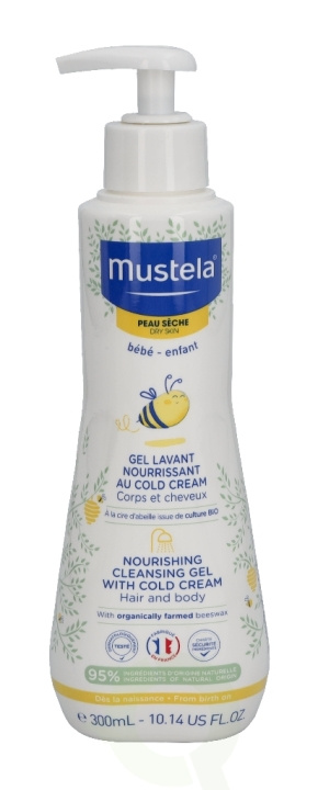 Mustela Dry Skin Nourishing Cleansing Gel Cold Crm 300 ml Hair And Body in the group BEAUTY & HEALTH / Skin care / Body health / Bath & Shower gels at TP E-commerce Nordic AB (C53839)