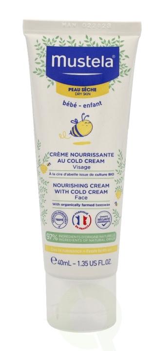 Mustela Bebe Nourishing Cream With Cold Cream 40 ml in the group BEAUTY & HEALTH / Skin care / Face / Face creams at TP E-commerce Nordic AB (C53846)