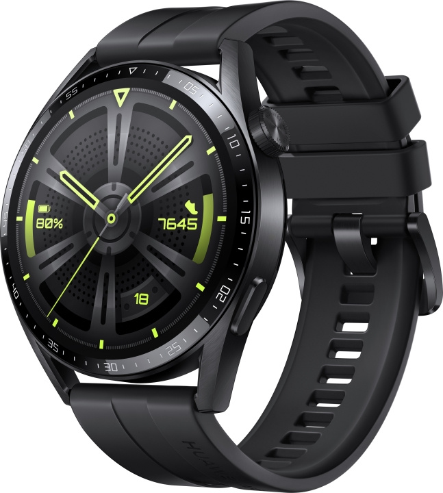 Huawei Watch GT 3 - Smartwatch, 46 mm, Svart in the group Sport, leisure & Hobby / Smartwatch & Activity trackers / Smartwatches at TP E-commerce Nordic AB (C53995)