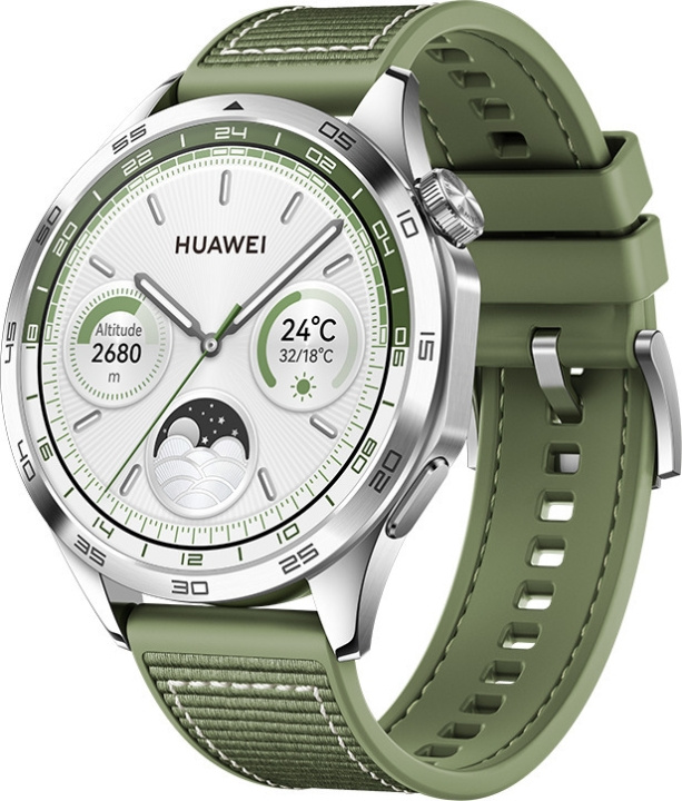 Huawei Watch GT4 Active - Smartwatch, 46 mm, Grön in the group Sport, leisure & Hobby / Smartwatch & Activity trackers / Smartwatches at TP E-commerce Nordic AB (C54089)