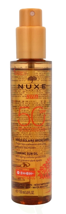 Nuxe Tanning Sun Oil SPF50 150 ml in the group BEAUTY & HEALTH / Skin care / Tanning / Sunscreen at TP E-commerce Nordic AB (C54343)