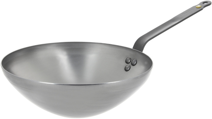 De Buyer Mineral B Element -wokpanna, kolstål, 24 cm in the group HOME, HOUSEHOLD & GARDEN / Kitchen utensils / Frying pans at TP E-commerce Nordic AB (C54531)