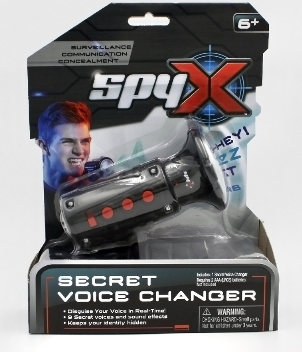 SpyX Secret Voice Changer - Hemlig röstomvandlare in the group Sport, leisure & Hobby / Fun stuff / Spy gadgets at TP E-commerce Nordic AB (C54608)