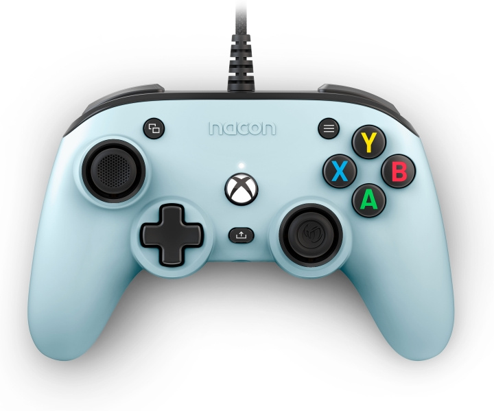 Nacon Pro Compact trådbunden spelkontroll, ljusblå, Xbox / PC in the group HOME ELECTRONICS / Game consoles & Accessories / Xbox One / Accessories at TP E-commerce Nordic AB (C54623)