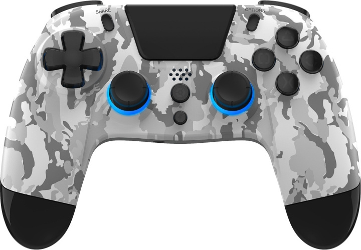 Gioteck VX4+ RGB trådlös handkontroll, White Camo, PS4 in the group HOME ELECTRONICS / Game consoles & Accessories / Sony PlayStation 4 at TP E-commerce Nordic AB (C54628)