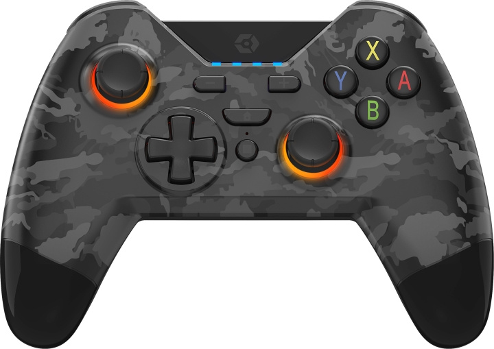 Gioteck WX4+ trådlös handkontroll, svart camo, Switch in the group HOME ELECTRONICS / Game consoles & Accessories / Nintendo Switch / Accessories at TP E-commerce Nordic AB (C54632)