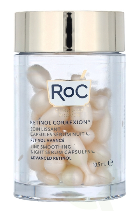 ROC Retinol Correxion Line Smoothing Night Serum 10.5 ml 30 Capsules in the group BEAUTY & HEALTH / Skin care / Face / Skin serum at TP E-commerce Nordic AB (C55000)