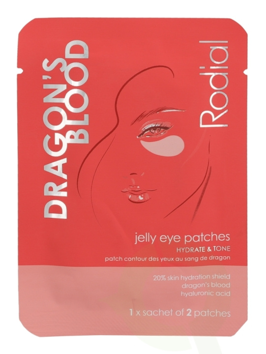 Rodial Dragon\'s Blood Jelly Eye Patche 3 gr in the group BEAUTY & HEALTH / Skin care / Face / Eyes at TP E-commerce Nordic AB (C55051)