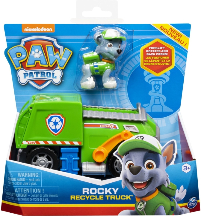 Paw Patrol Basic Vehicle Rocky in the group TOYS, KIDS & BABY PRODUCTS / Toys / Toy cars at TP E-commerce Nordic AB (C55238)