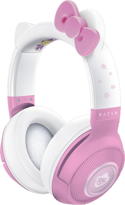 Razer Kraken Kitty V2 Bluetooth Hello Kitty Edition -pelikuulokkeet, pinkki in the group COMPUTERS & PERIPHERALS / GAMING / Headset at TP E-commerce Nordic AB (C56149)