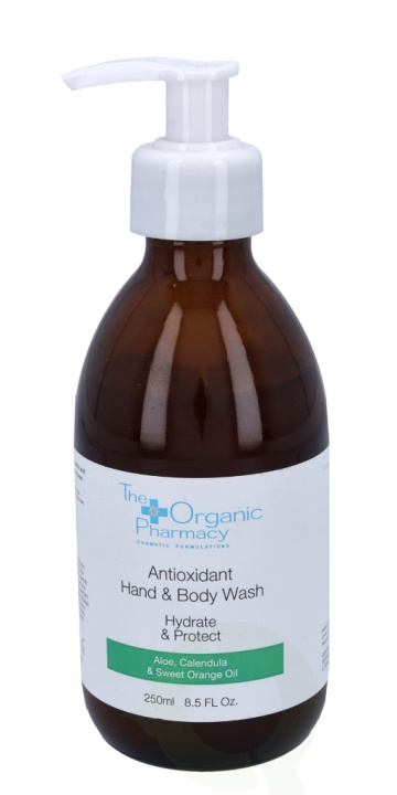 The Organic Pharmacy Antioxidant Hand & Body Wash 250 ml Aloe, Calendula & Sweet Orange Oil in the group BEAUTY & HEALTH / Skin care / Body health / Bath & Shower gels at TP E-commerce Nordic AB (C56266)