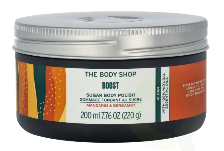 The Body Shop Boost Sugar Body Polish 200 ml Mandarin & Bergamot in the group BEAUTY & HEALTH / Skin care / Face / Scrub / Peeling at TP E-commerce Nordic AB (C56357)