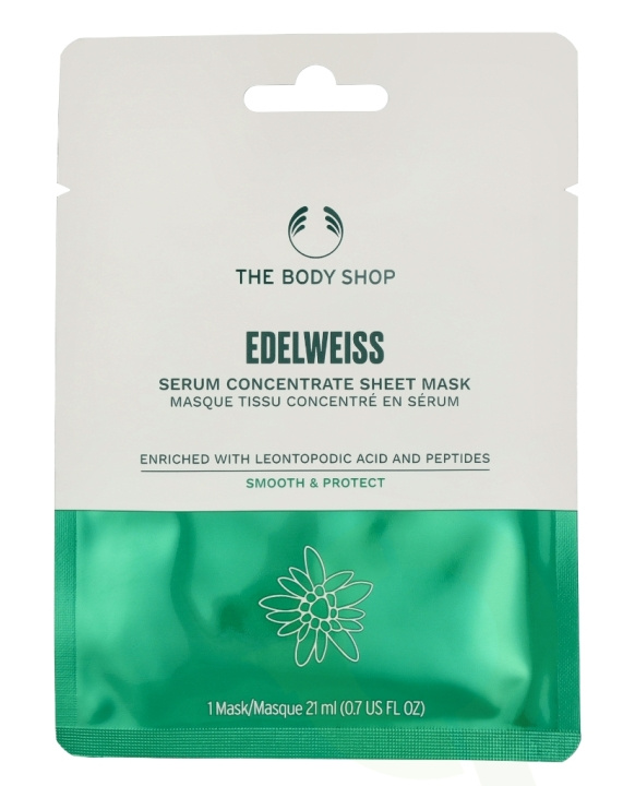 The Body Shop Serum Concentrate Sheet Mask 21 ml Edelweiss in the group BEAUTY & HEALTH / Skin care / Face / Masks at TP E-commerce Nordic AB (C56381)