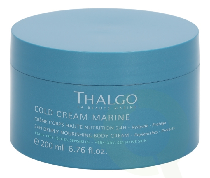 Thalgo Cold Cream Marine Deeply Nourishing Body Cream 200 ml 24H - Dry Sensitive Skin in the group BEAUTY & HEALTH / Skin care / Body health / Body lotion at TP E-commerce Nordic AB (C56428)