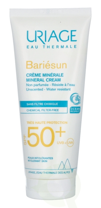 Uriage Bariesun Mineral Cream SPF50+ 100 ml Intolerant Skin in the group BEAUTY & HEALTH / Skin care / Tanning / Sunscreen at TP E-commerce Nordic AB (C56527)