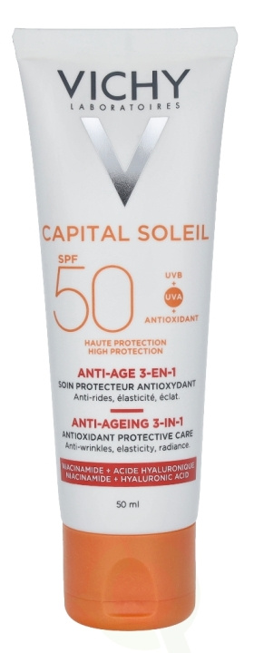 Vichy Soleil Anti-Age Face SPF50 50 ml in the group BEAUTY & HEALTH / Skin care / Tanning / Sunscreen at TP E-commerce Nordic AB (C56651)