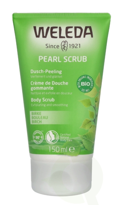 Weleda Pearl Scrub Birch Body Scrub 150 ml in the group BEAUTY & HEALTH / Skin care / Body health / Body lotion at TP E-commerce Nordic AB (C56729)